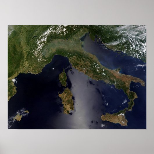 Italië en Zuidoost-Frankrijk Poster (Voorkant)