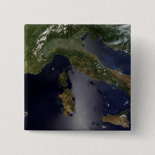 Italië en Zuidoost-Frankrijk Vierkante Button 5,1 Cm (Voorkant)