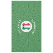 Italië Engel Kerstvlag Personaliseer Horizontaal Tafelkleed (Voorkant)