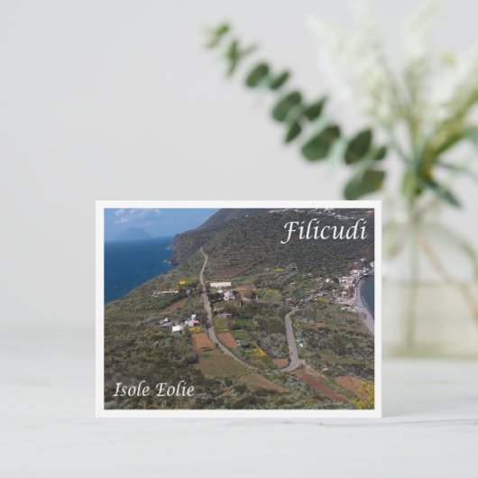 Italië - Eolische eilanden - Filicudi - Briefkaart (Staand voorkant)