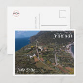 Italië - Eolische eilanden - Filicudi - Briefkaart (Voorkant / Achterkant)