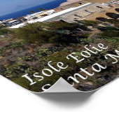 Italië - Eolische eilanden - Salina - eiland - Poster (Hoek)