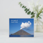 Italië - Eolische eilanden - Stromboli Volcano - Briefkaart (Staand voorkant)
