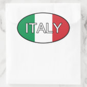 Italië Euro Sticker (Tas)