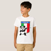 Italië Fencing Panda T-shirt (Voorkant volledig)