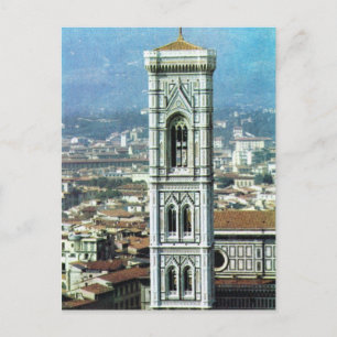 Italië, Firenze, Duomo, de belltower van Giotto Briefkaart