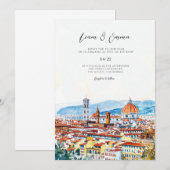  Italië Firenze landschapsbruiloft Kaart (Voorkant / Achterkant)