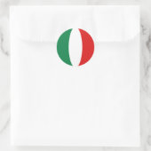 Italië Fisheye Vlag Sticker (Tas)