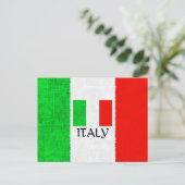ITALIË FLAG BRIEFKAART (Staand voorkant)