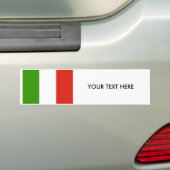 ITALIË FLAG Bumpersticker (Op auto)