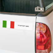 ITALIË FLAG Bumpersticker (Op Truck)