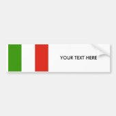 ITALIË FLAG Bumpersticker (Voorkant)