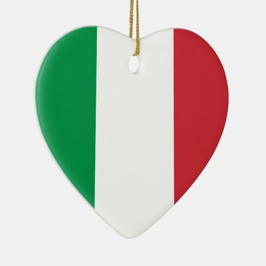 Italië Flag Heart Ornament (Rechts)