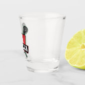 Italië Flag Italia Lacrosse Shot Glas (Rechts)