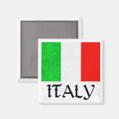 ITALIË FLAG MAGNEET (Voorkant / Achterkant)