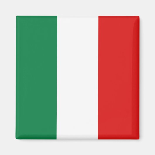 Italië Flag Magnet (Voorkant)