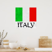 ITALIË FLAG Poster (Keuken)