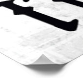 ITALIË FLAG Poster (Hoek)