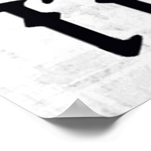 ITALIË FLAG Poster (Hoek)