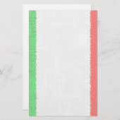 ITALIË FLAG Stationery Briefpapier (Voorkant / Achterkant)