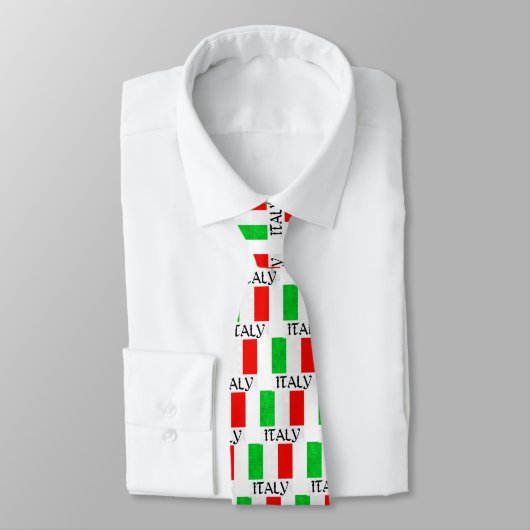 ITALIË FLAG STROPDAS (Gebonden)