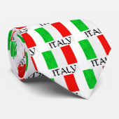 ITALIË FLAG STROPDAS (Opgerold)