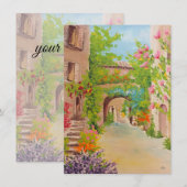 Italië Flat Card (Voorkant / Achterkant)