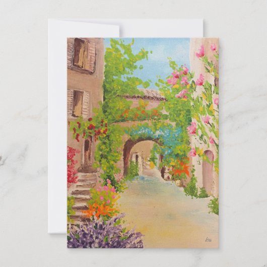 Italië Flat Card (Voorkant)