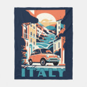 Italië Fleece Deken (Voorkant)