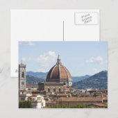 Italië, Florence, Cityscape met Duomo Briefkaart (Voorkant / Achterkant)