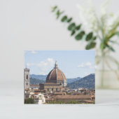Italië, Florence, Cityscape met Duomo Briefkaart (Staand voorkant)