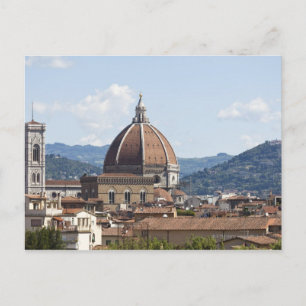 Italië, Florence, Cityscape met Duomo Briefkaart