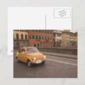 Italië, Florence. Fiat 800 Rally kruist Arno Briefkaart (Voorkant / Achterkant)