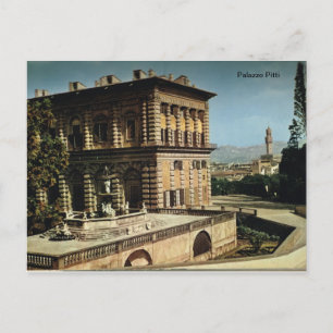Italië, Florence, Firenze, 1908, Palazzo Pitti, Briefkaart