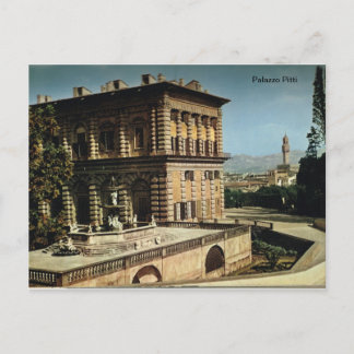 Italië, Florence, Firenze, 1908, Palazzo Pitti, Briefkaart