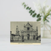 Italië, Florence, Firenze, 1908, S. Kerk Briefkaart (Staand voorkant)