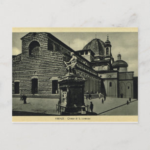 Italië, Florence, Firenze, 1908, S.Lorenzo Briefkaart