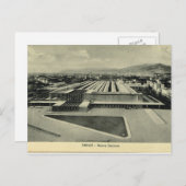 Italië, Florence, Florence, Station Briefkaart (Voorkant / Achterkant)