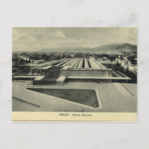 Italië, Florence, Florence, Station Briefkaart