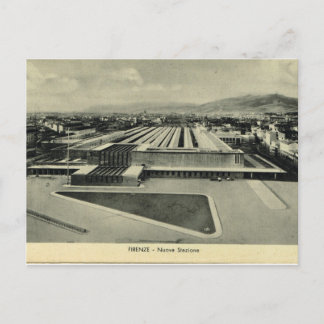 Italië, Florence, Florence, Station Briefkaart