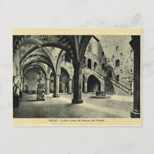 Italië, Florence, Palazzo Podessia Briefkaart