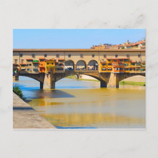 Italië, Florence, Ponte Vecchio Briefkaart (Voorkant)