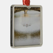 Italië, Florence, Rowing Sculls met Metalen Ornament (Rechts)