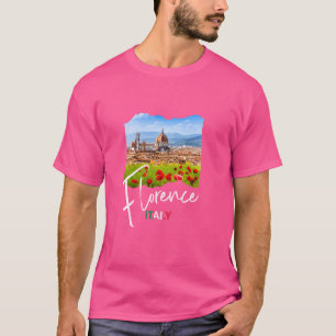 Italië Florence Souvenir Florence Firenze T-shirt