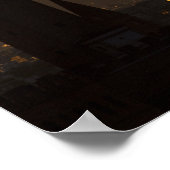 Italië, Florence, Towers in City bij schemering Poster (Hoek)