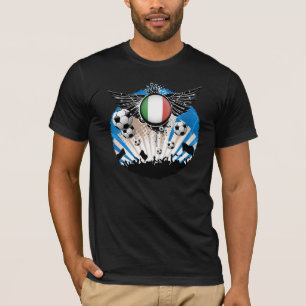 italië football aanhangers overhemd t-shirt