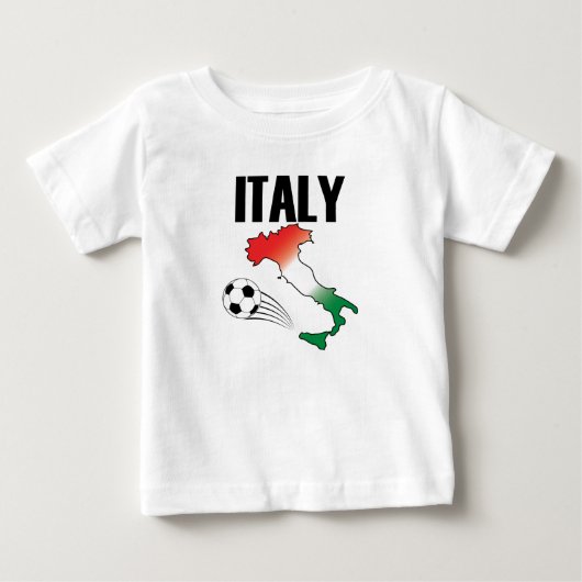 Italië Football Fan Map Boot Voetbal (Voorkant)
