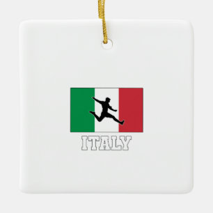 Italië Football Voetbalteam Keramisch Ornament