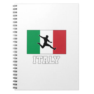 Italië Football Voetbalteam Notitieboek