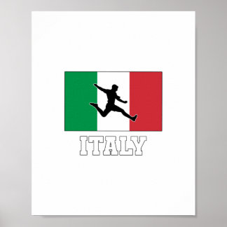Italië Football Voetbalteam Poster